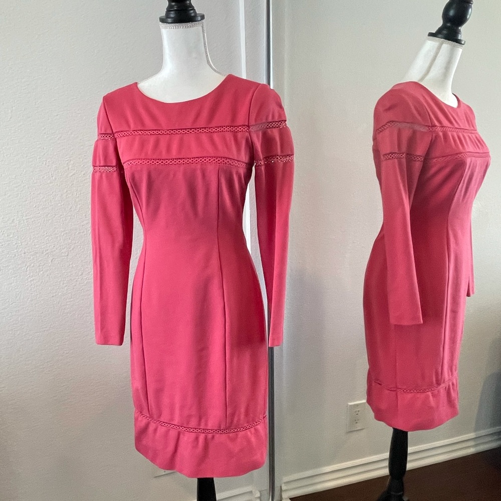 Tahari pink dress